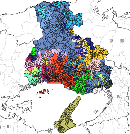 兵庫藩地図
